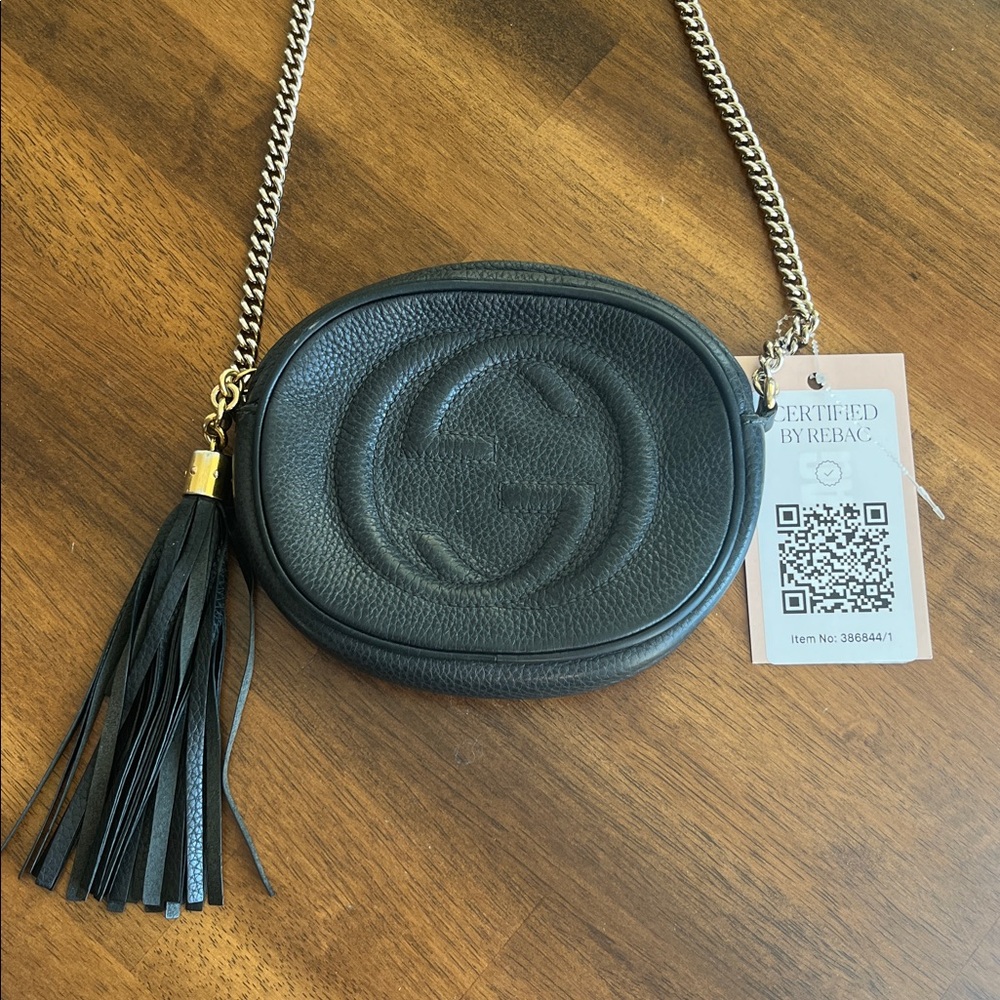 GUCCI SoHo Chain Bag Leather Mini